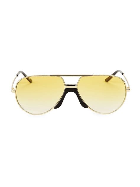 gucci vintage acetate eye glasses|Gucci 60mm aviator sunglasses.